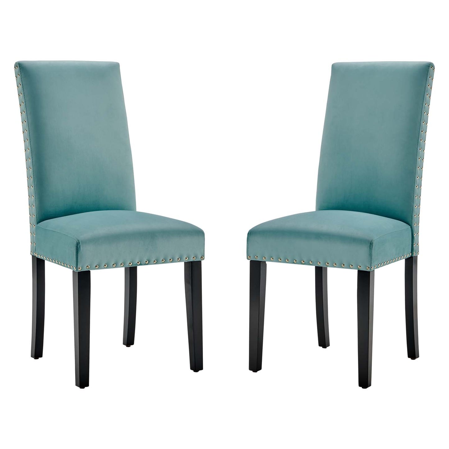 Parcel Performance Velvet Dining Side Chairs Set of 2