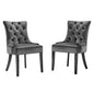 Regent Tufted Performance Velvet Dining Side Chairs Set of 2