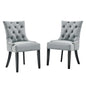 Regent Tufted Performance Velvet Dining Side Chairs Set of 2