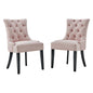 Regent Tufted Performance Velvet Dining Side Chairs Set of 2