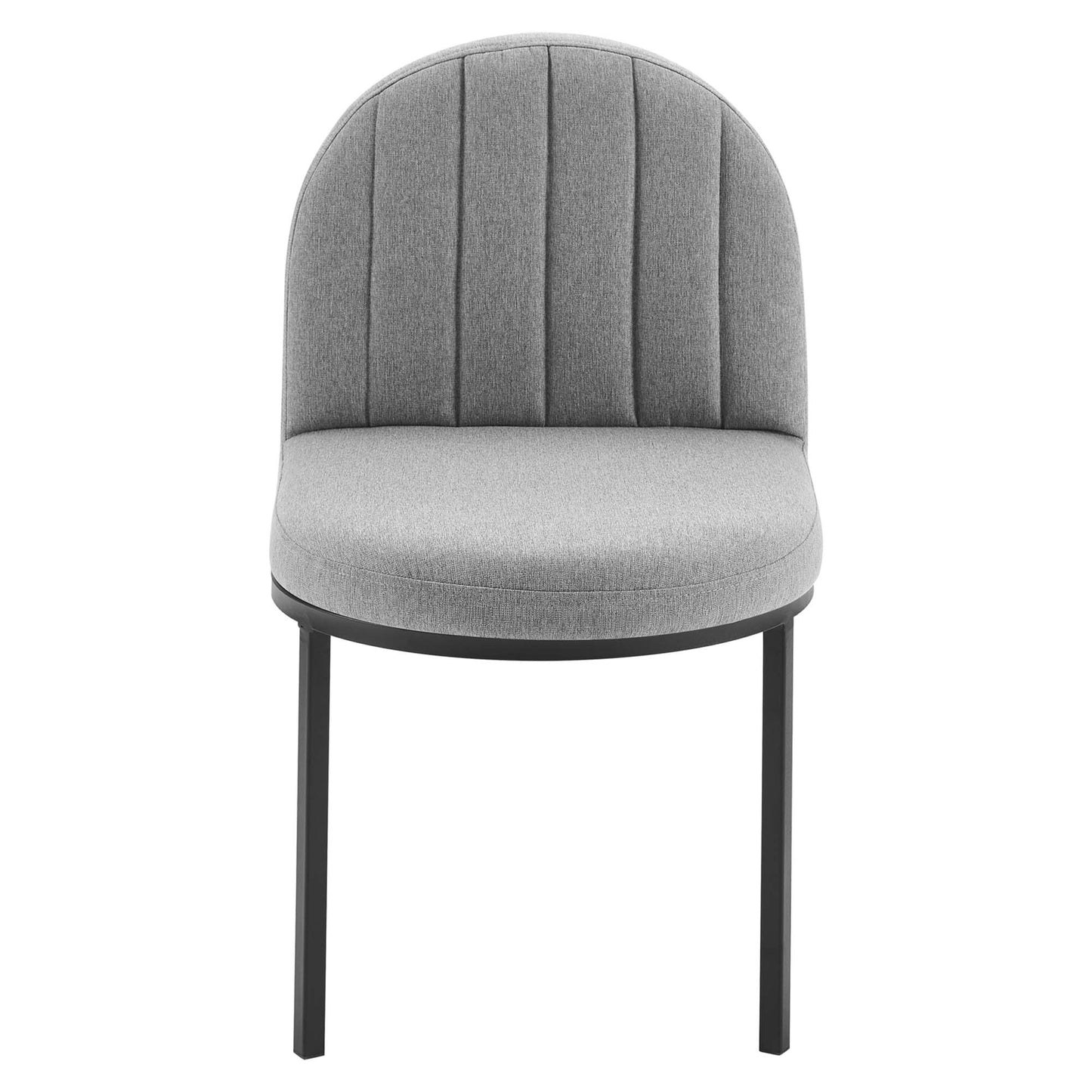 Isla Channel Tufted Upholstered Fabric Dining Side Chair