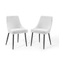 Viscount Upholstered Fabric Dining Chairs Set of 2