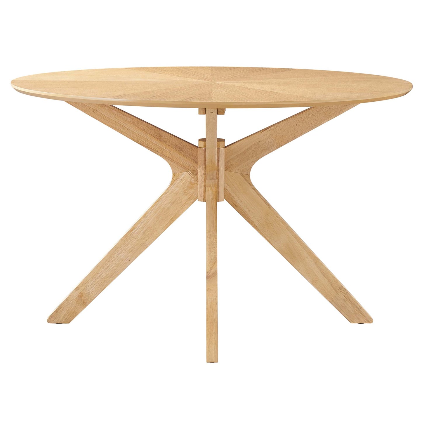 Crossroads 47" Round Wood Dining Table