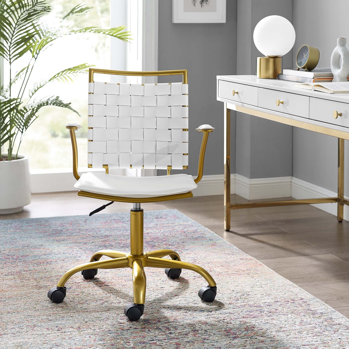 Chaise de bureau en similicuir Fuse de Modway