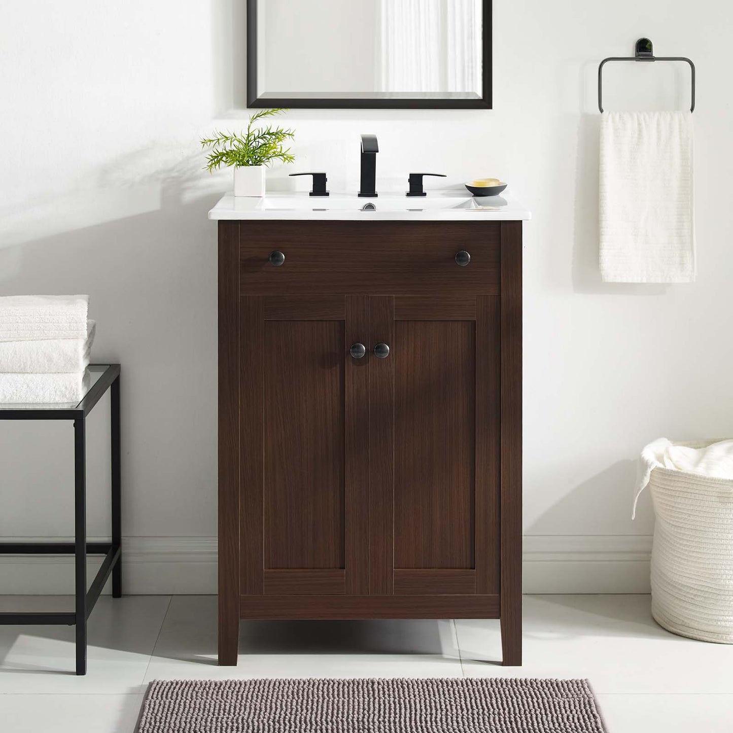 Nantucket 24" Bathroom Vanity Cabinet (Sink Basin Not Included)