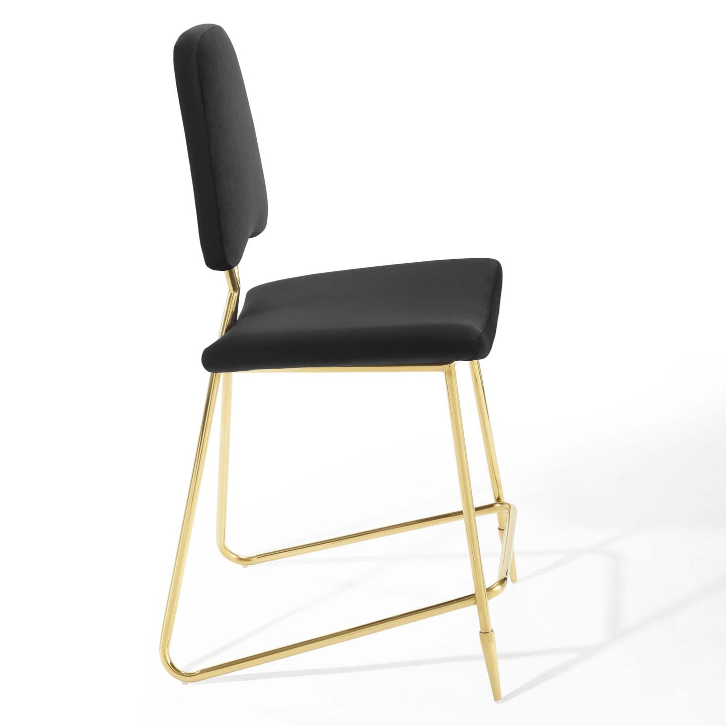 Tabouret de bar en velours Ponder Performance de Modway