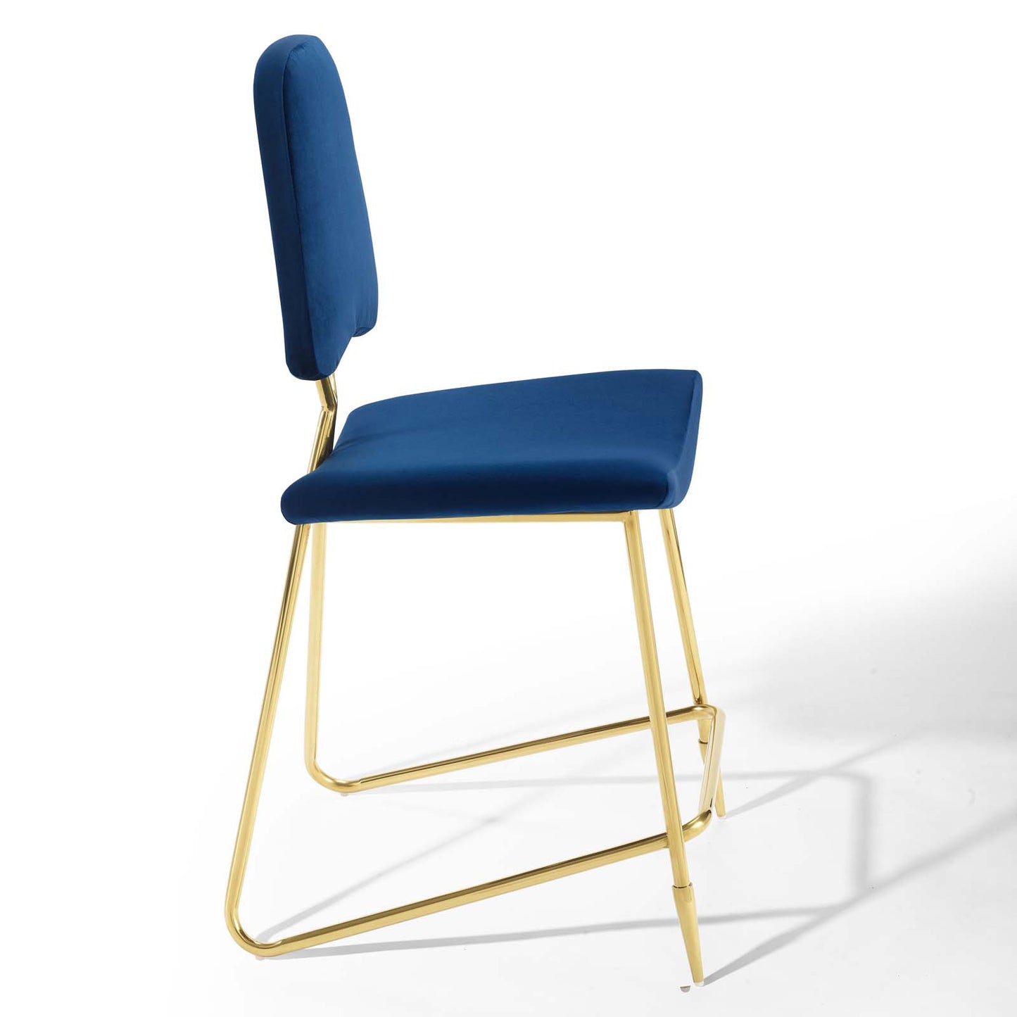 Tabouret de bar en velours Ponder Performance de Modway