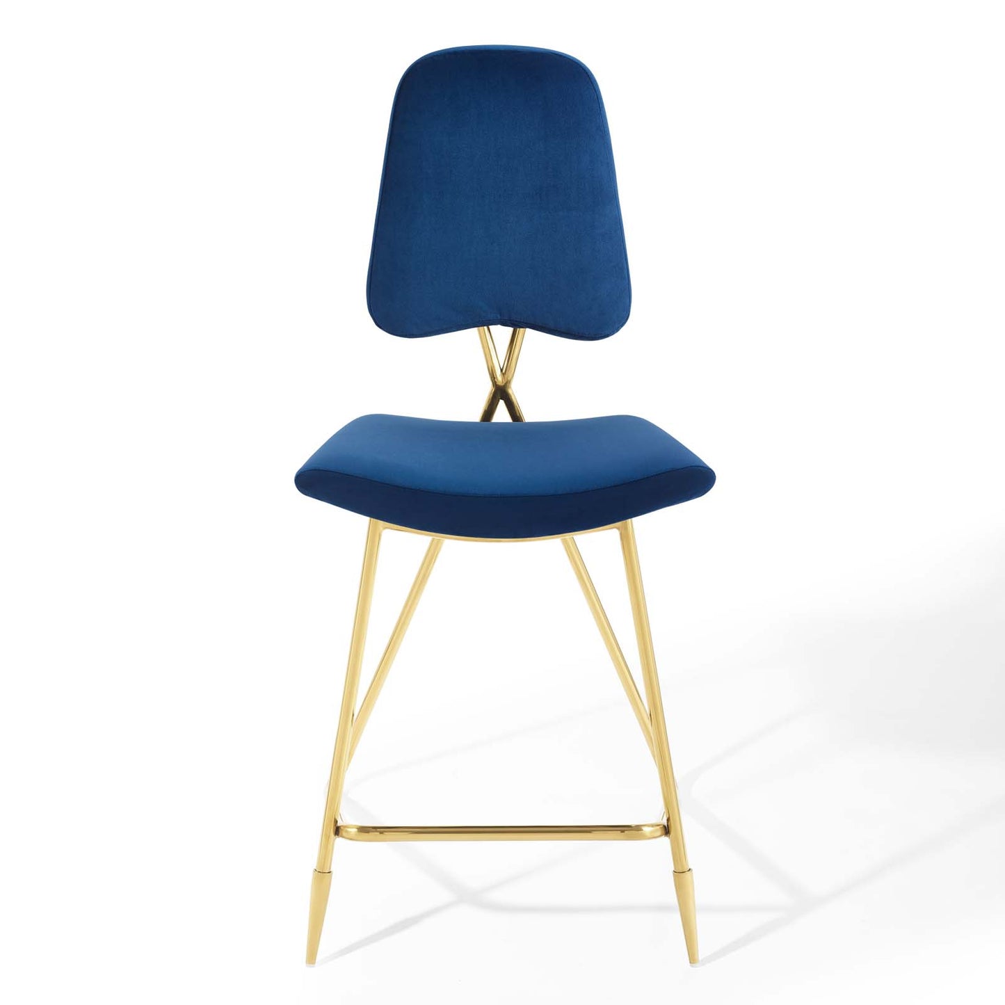 Tabouret de bar en velours Ponder Performance de Modway