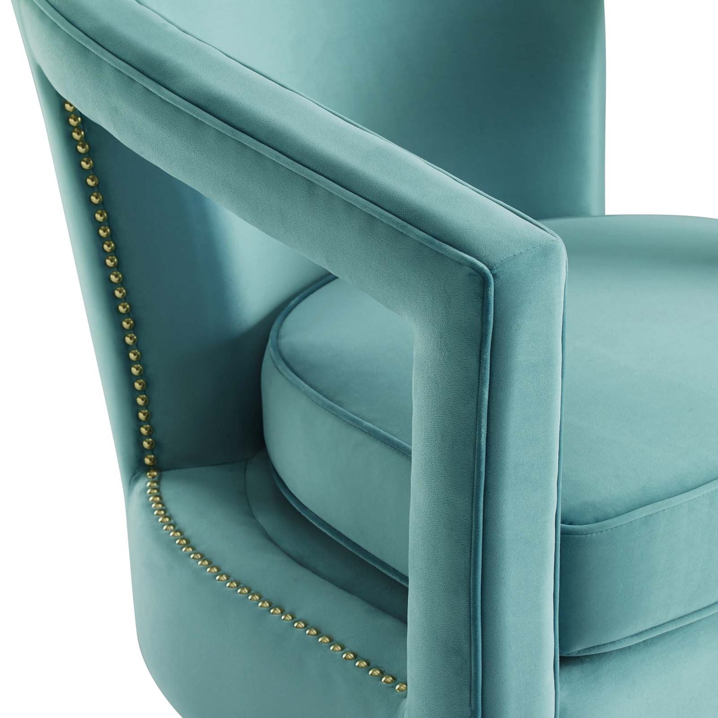 Fauteuil en velours Frolick Performance de Modway