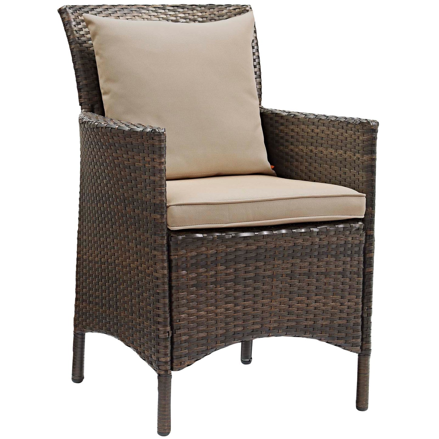 Conduit 5 Piece Outdoor Patio Wicker Rattan Set