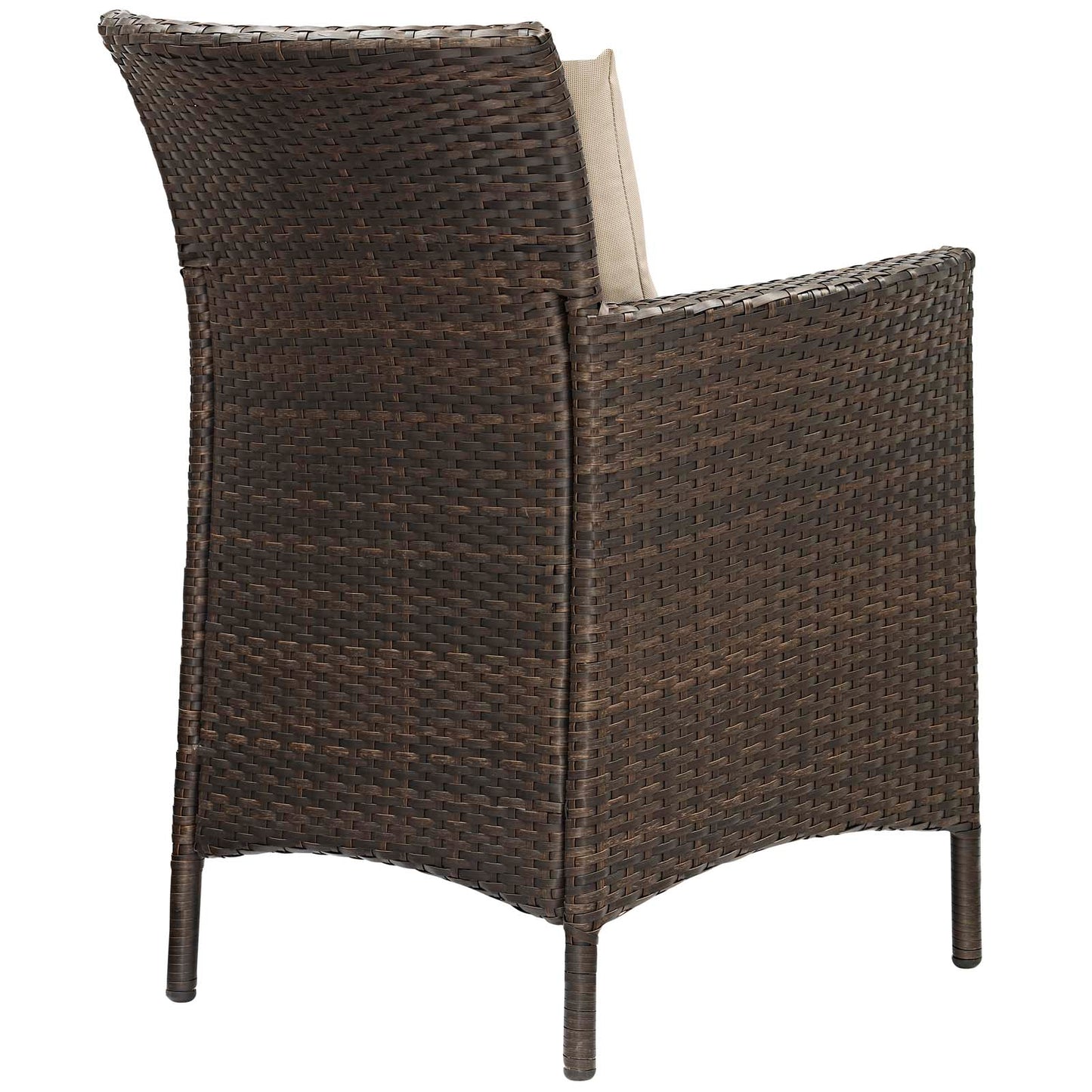 Conduit 5 Piece Outdoor Patio Wicker Rattan Set