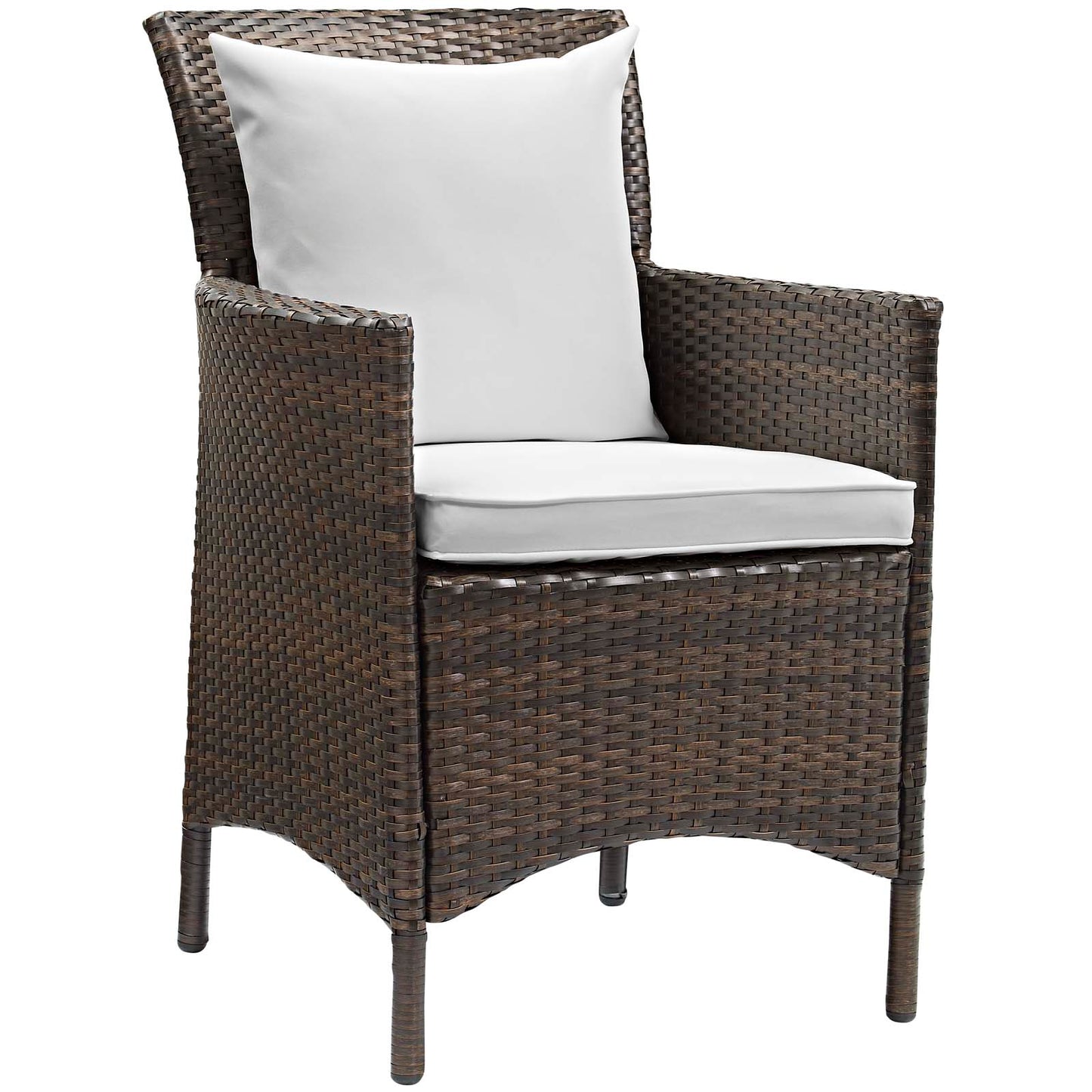 Conduit 5 Piece Outdoor Patio Wicker Rattan Set