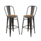 Lot de 2 tabourets de bar Promenade par Modway