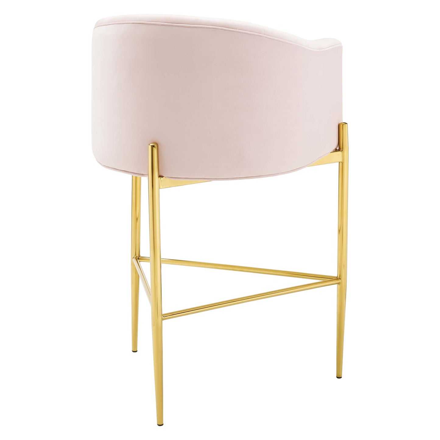 Tabouret de bar en velours capitonné Savour de Modway