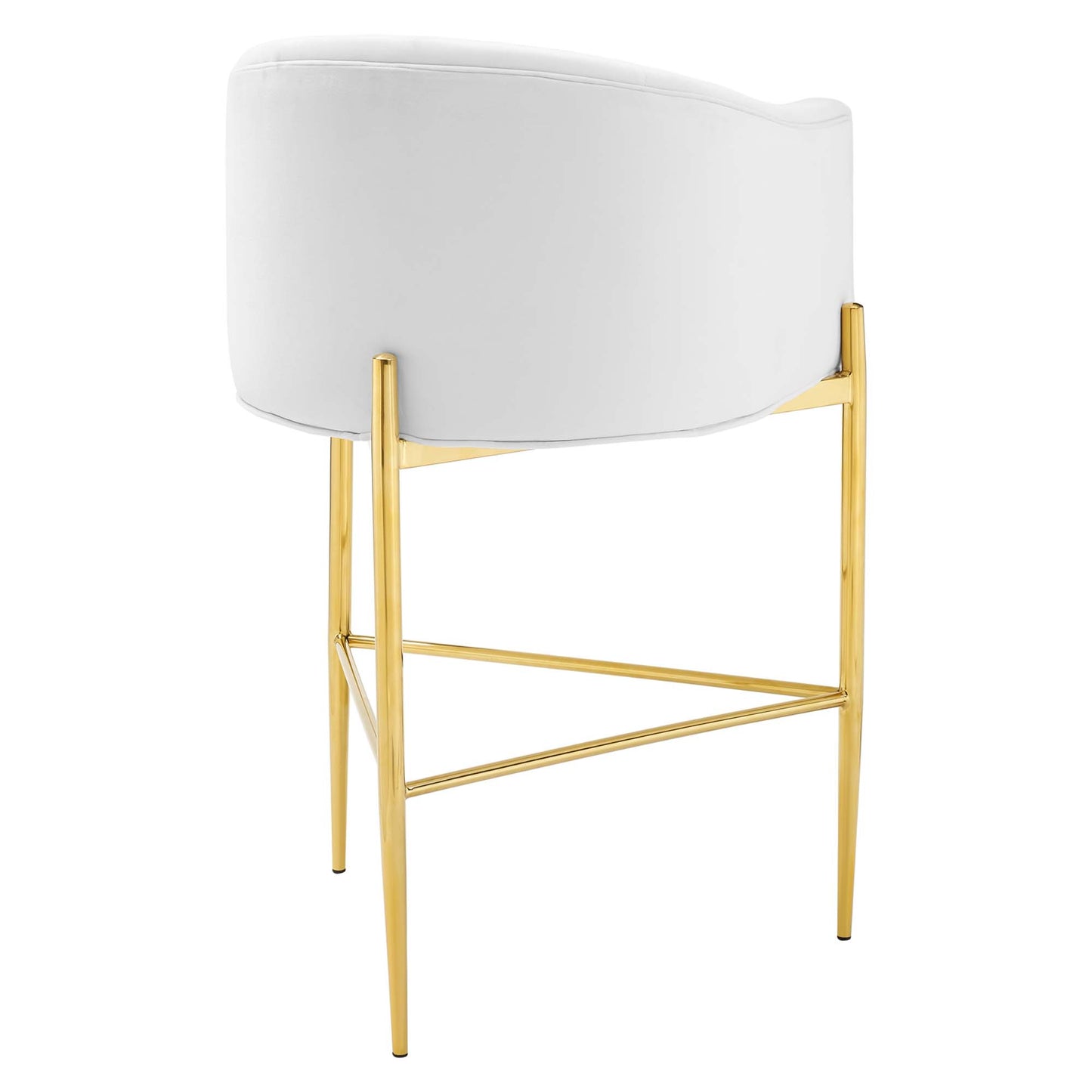 Tabouret de bar en velours capitonné Savour de Modway