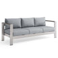 Shore Outdoor Patio Aluminum Sofa