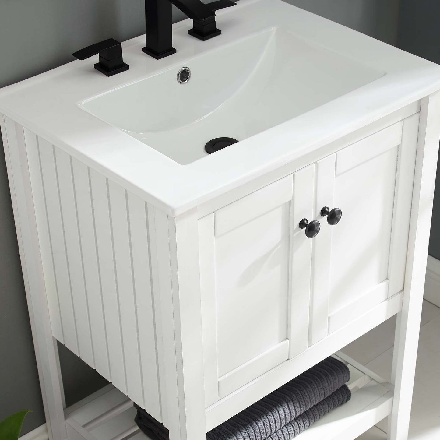 Meuble-lavabo de salle de bain Prestige 23" (lavabo non inclus) par Modway