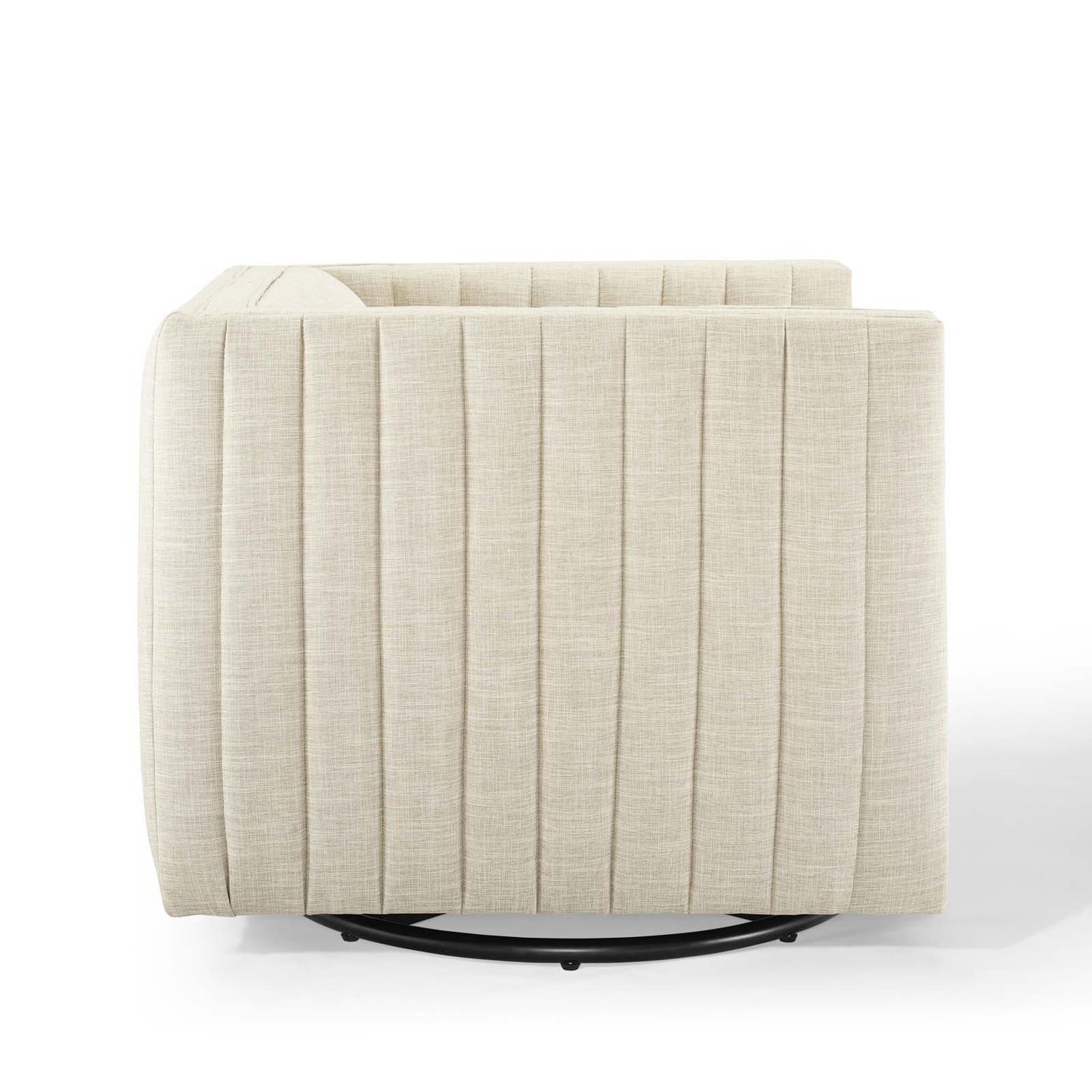 Conjure Tufted Swivel Upholstered Armchair