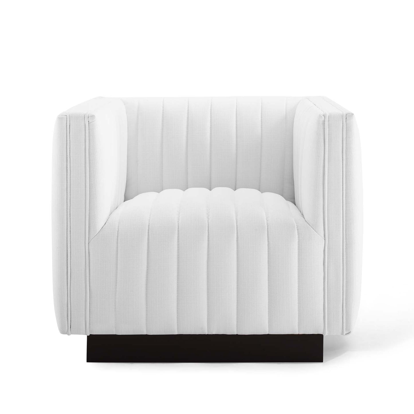 Conjure Tufted Upholstered Fabric Armchair