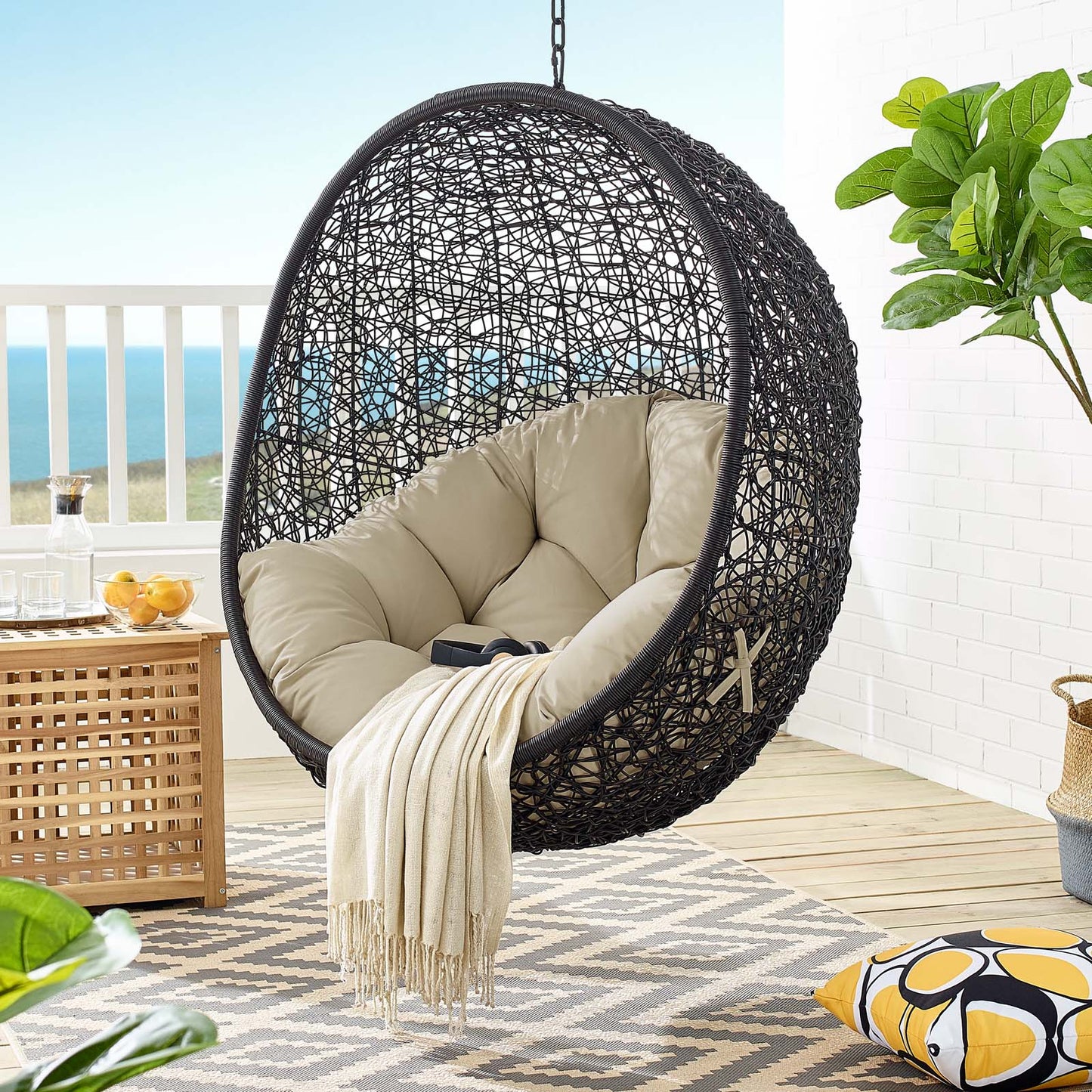 Sillón de exterior Sunbrella® Swing de Modway