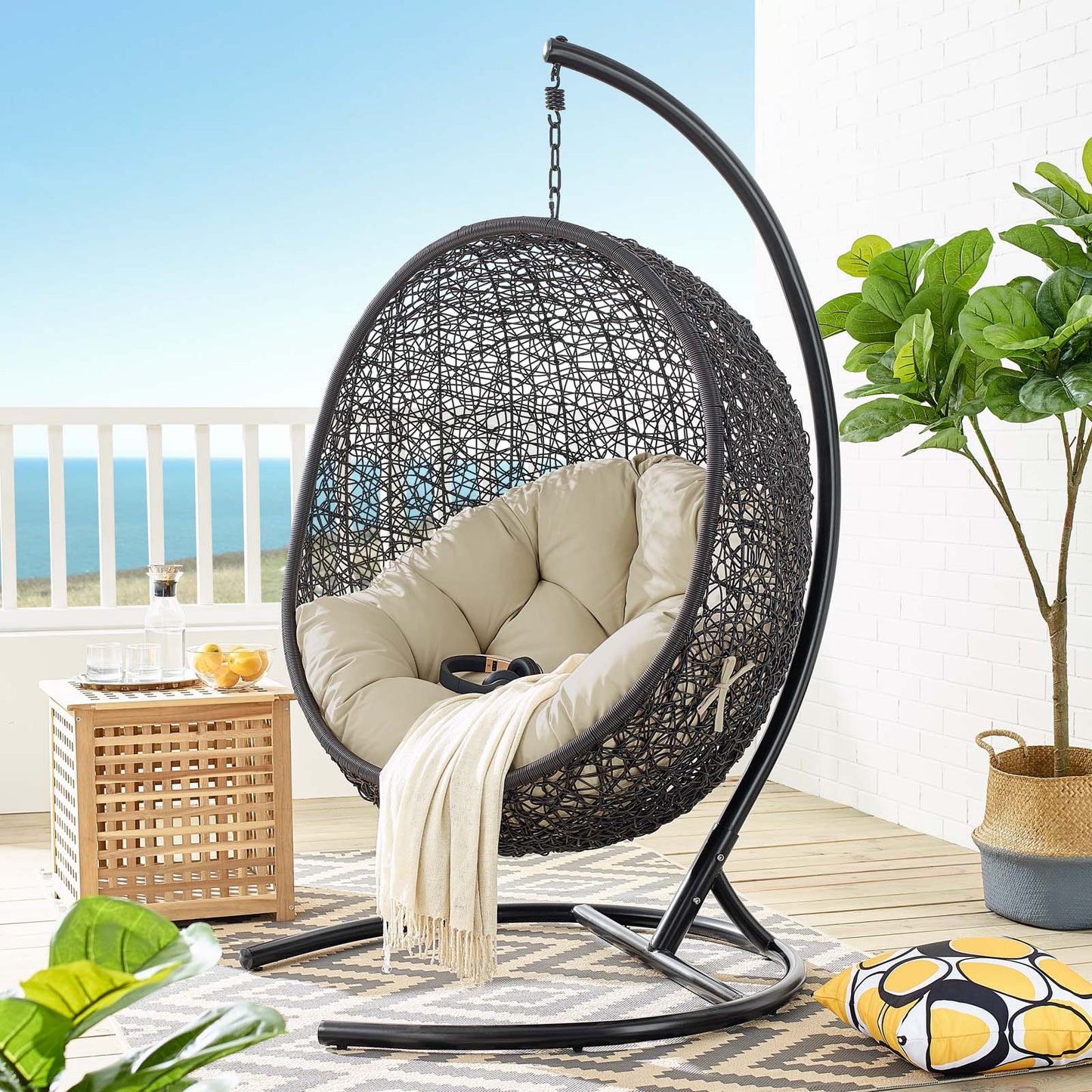 Sillón de exterior Sunbrella® Swing de Modway