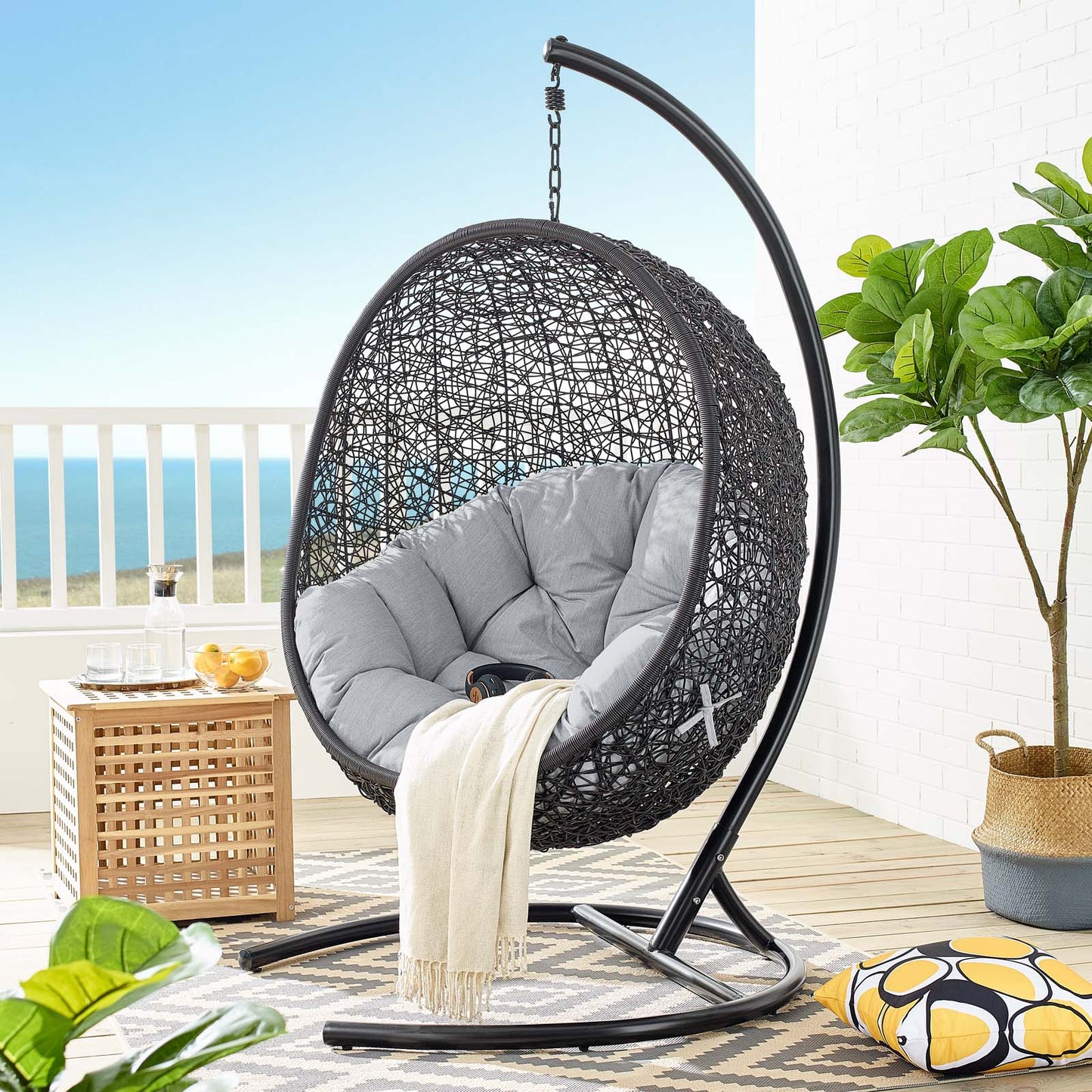 Sillón de exterior Sunbrella® Swing de Modway