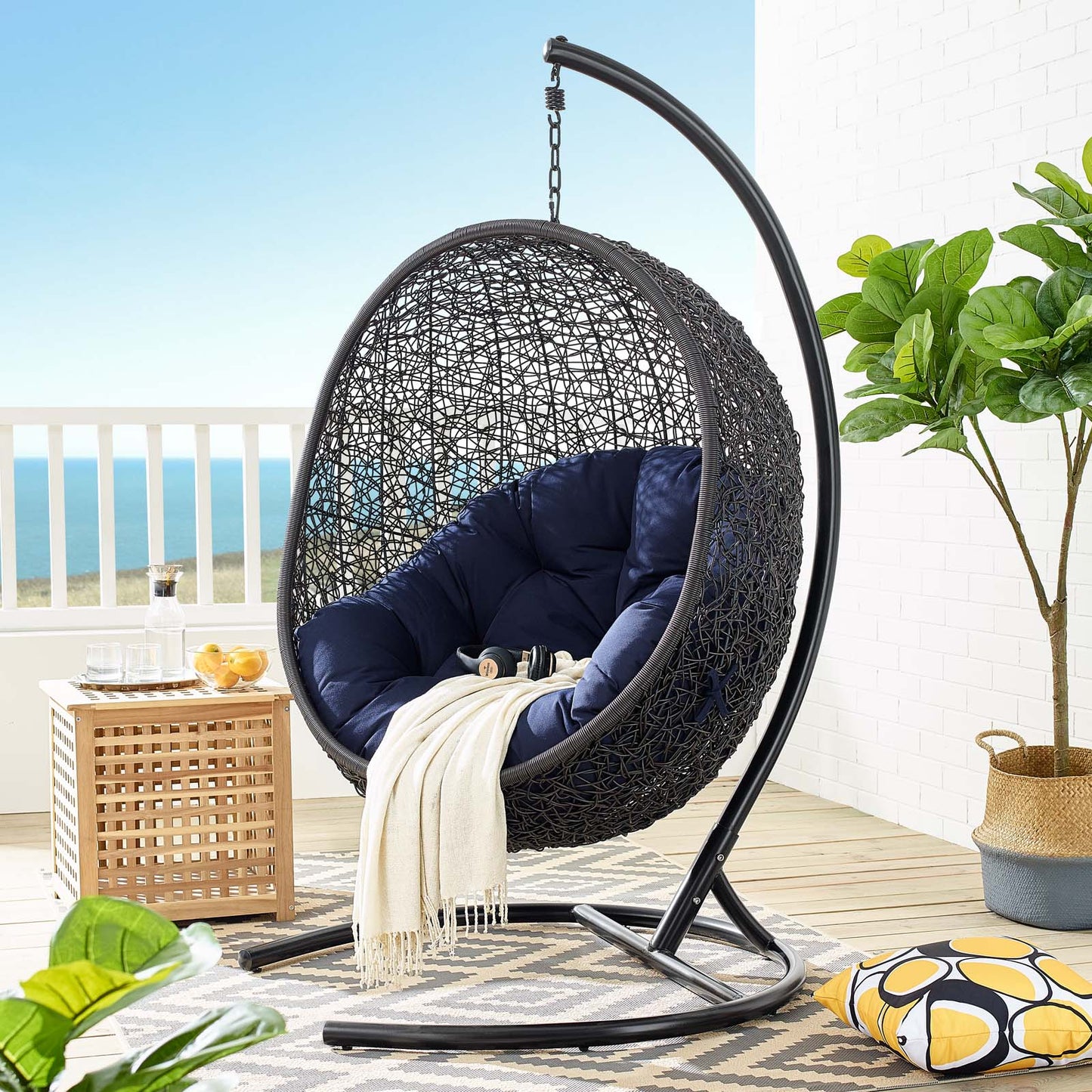 Sillón de exterior Sunbrella® Swing de Modway