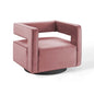 Booth Performance Velvet Performance Velvet Swivel Armchair