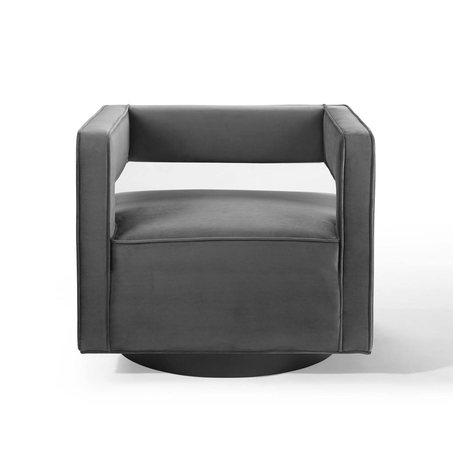 Booth Performance Velvet Performance Velvet Swivel Armchair