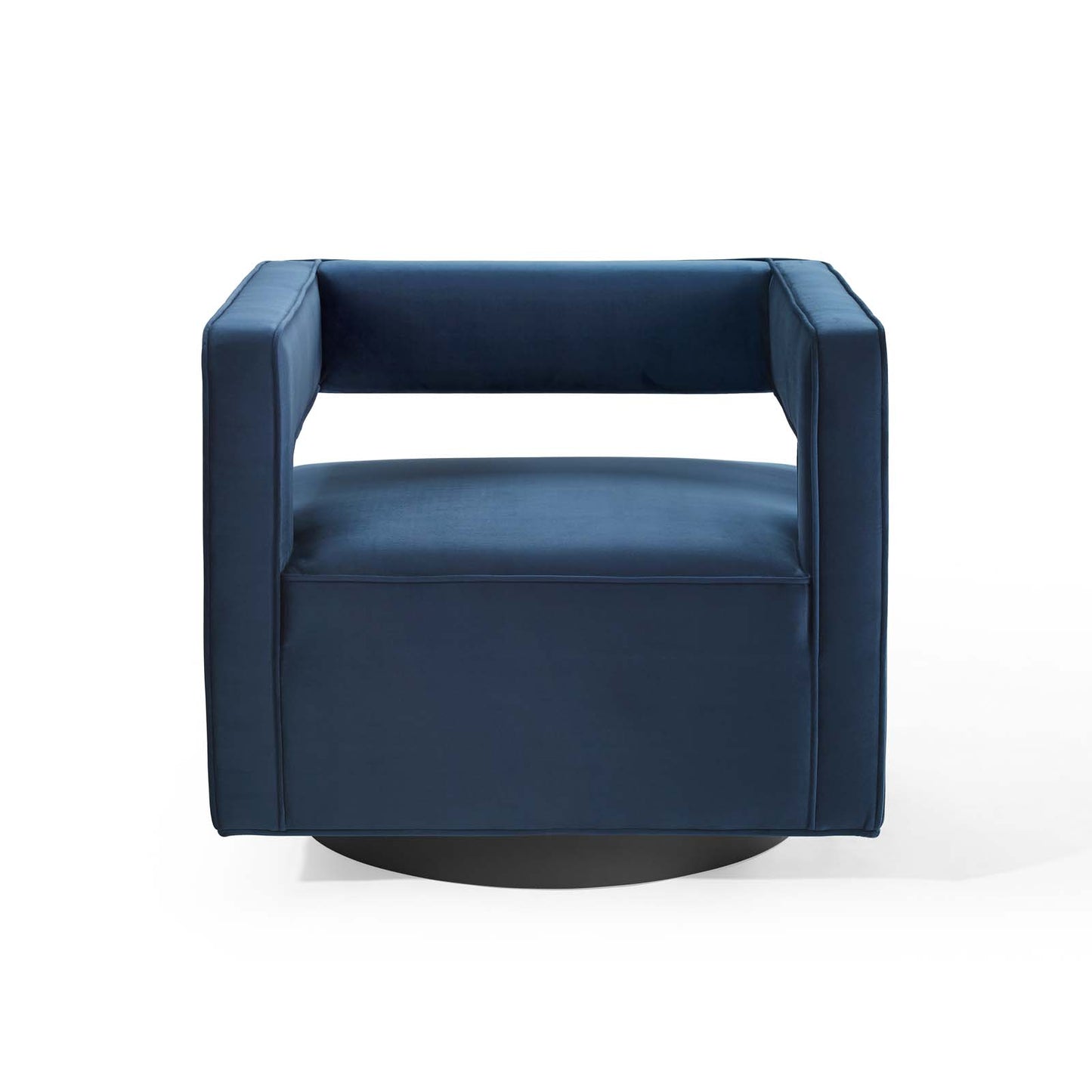 Booth Performance Velvet Performance Velvet Swivel Armchair