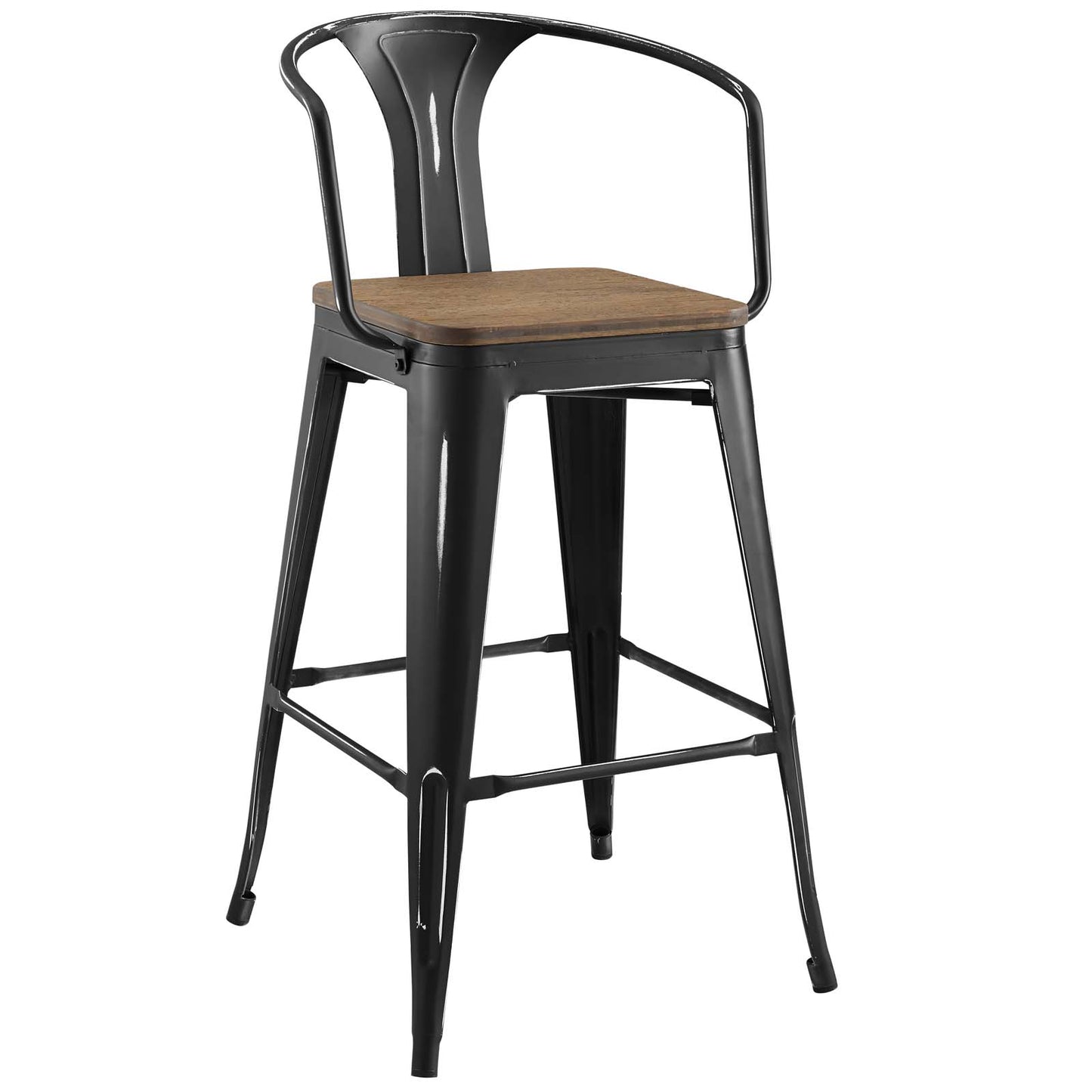 Lot de 4 tabourets de bar Promenade par Modway