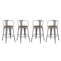 Lot de 4 tabourets de bar Promenade par Modway