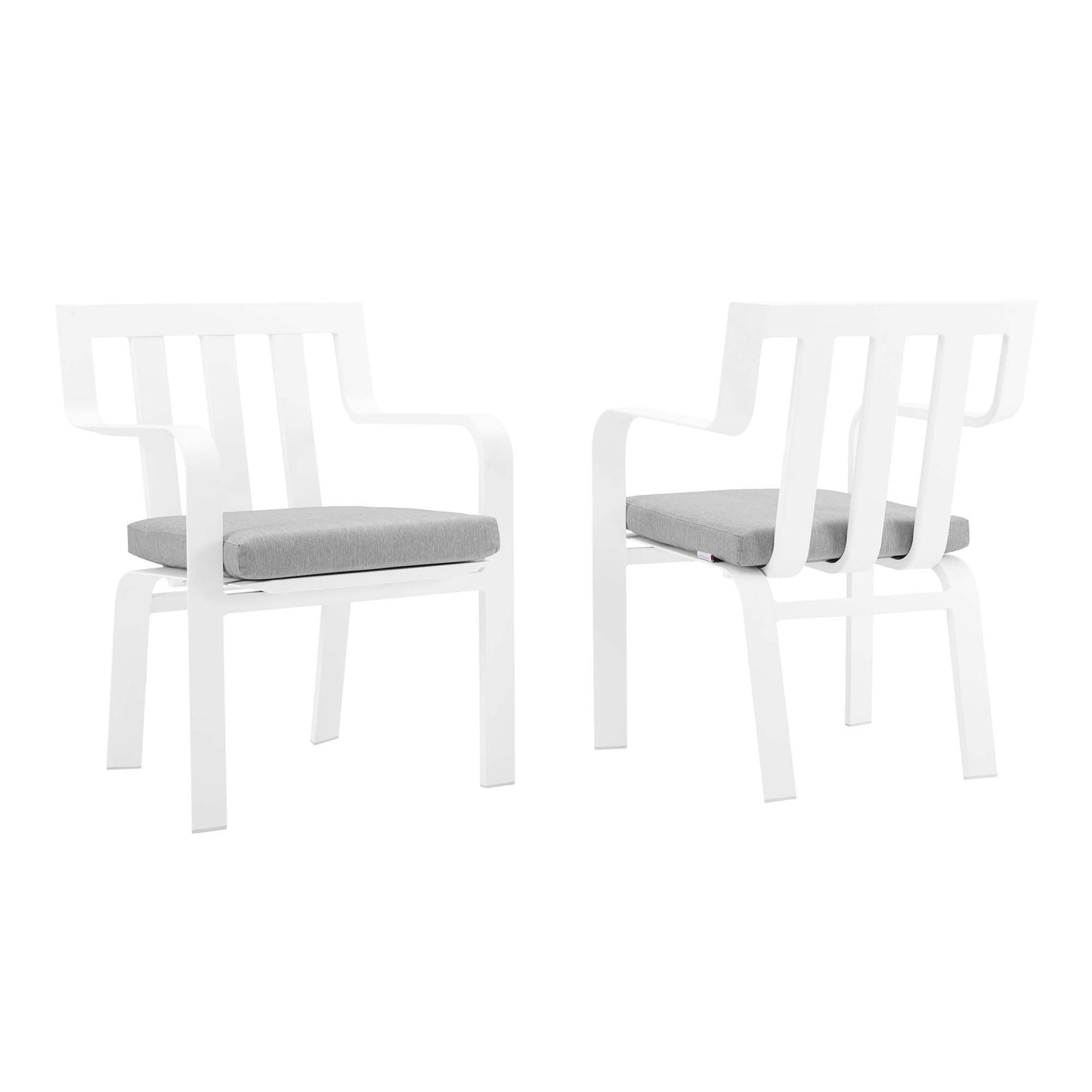 Baxley Outdoor Patio Aluminum Armchair Set of 2