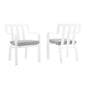 Baxley Outdoor Patio Aluminum Armchair Set of 2