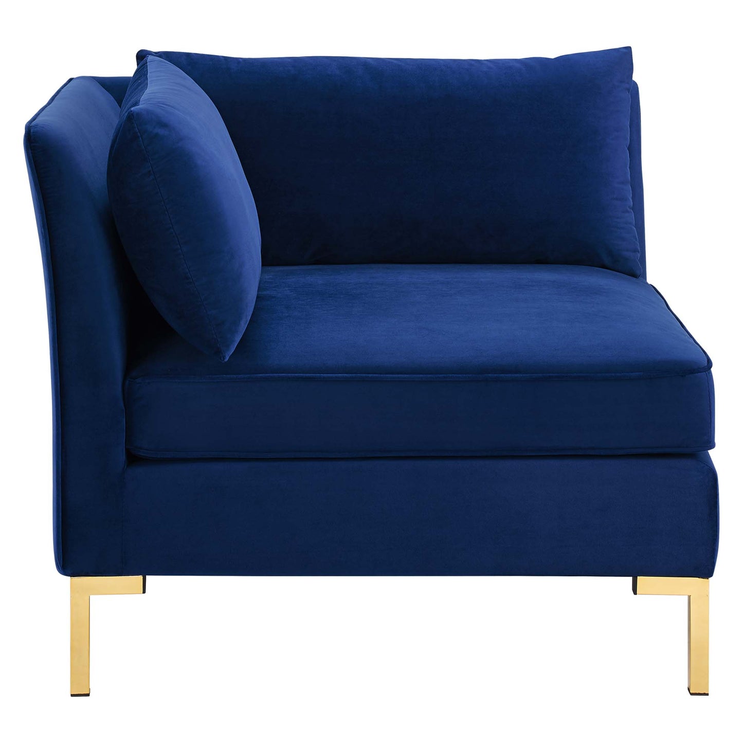 Ardent Performance Velvet Sectional Sofa Corner Chair