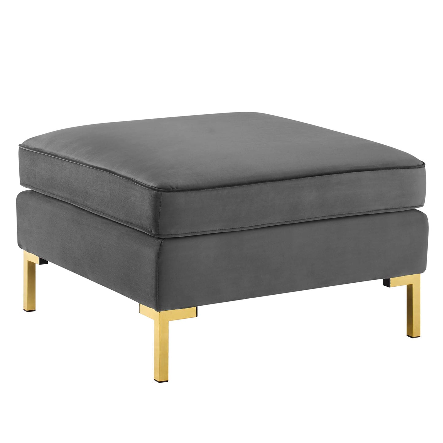 Ardent Performance Velvet Ottoman