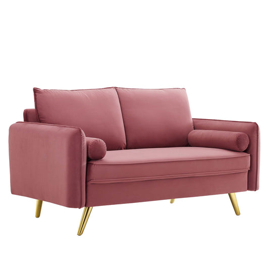 Revive Performance Velvet Loveseat