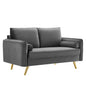 Revive Performance Velvet Loveseat