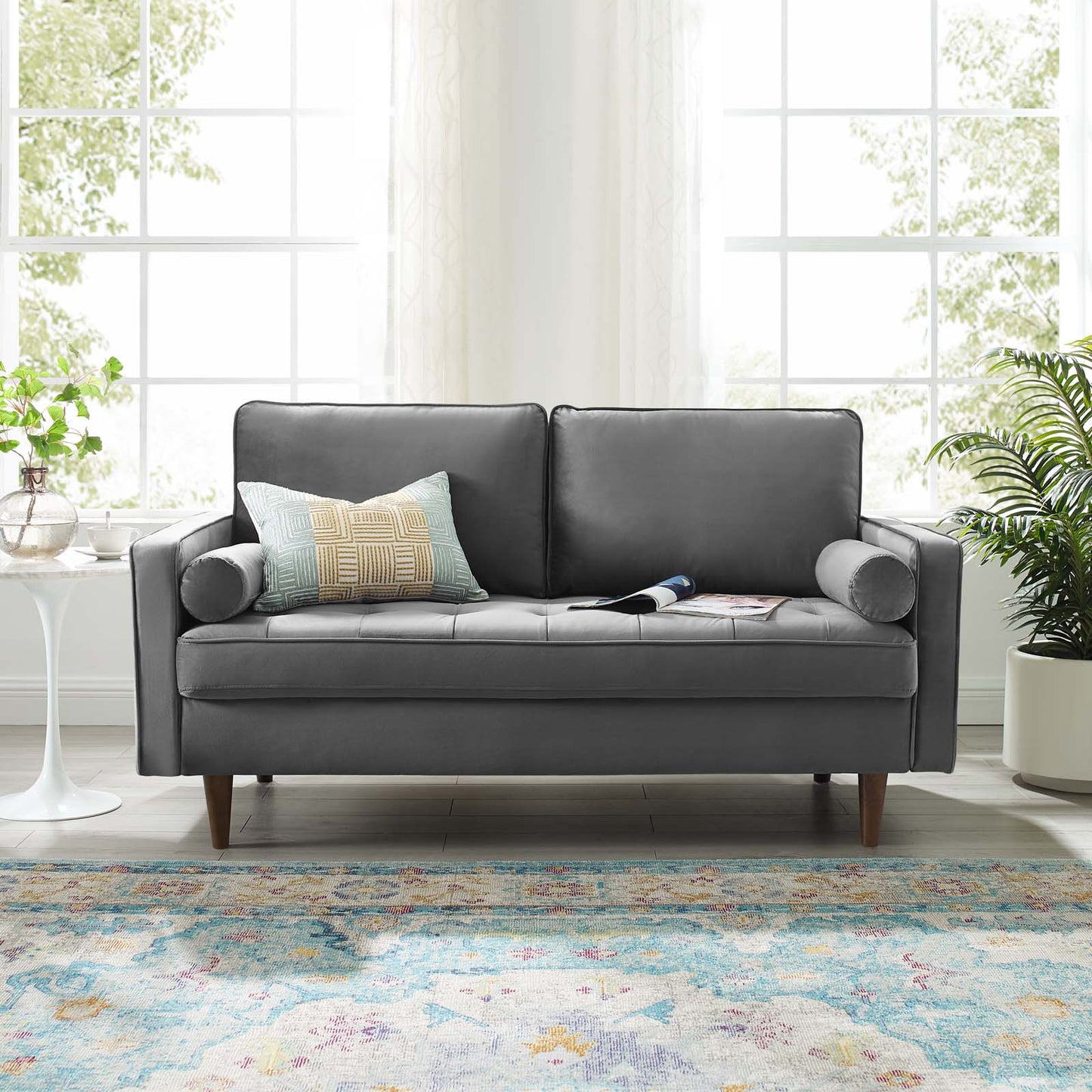 Valour Performance Velvet Loveseat