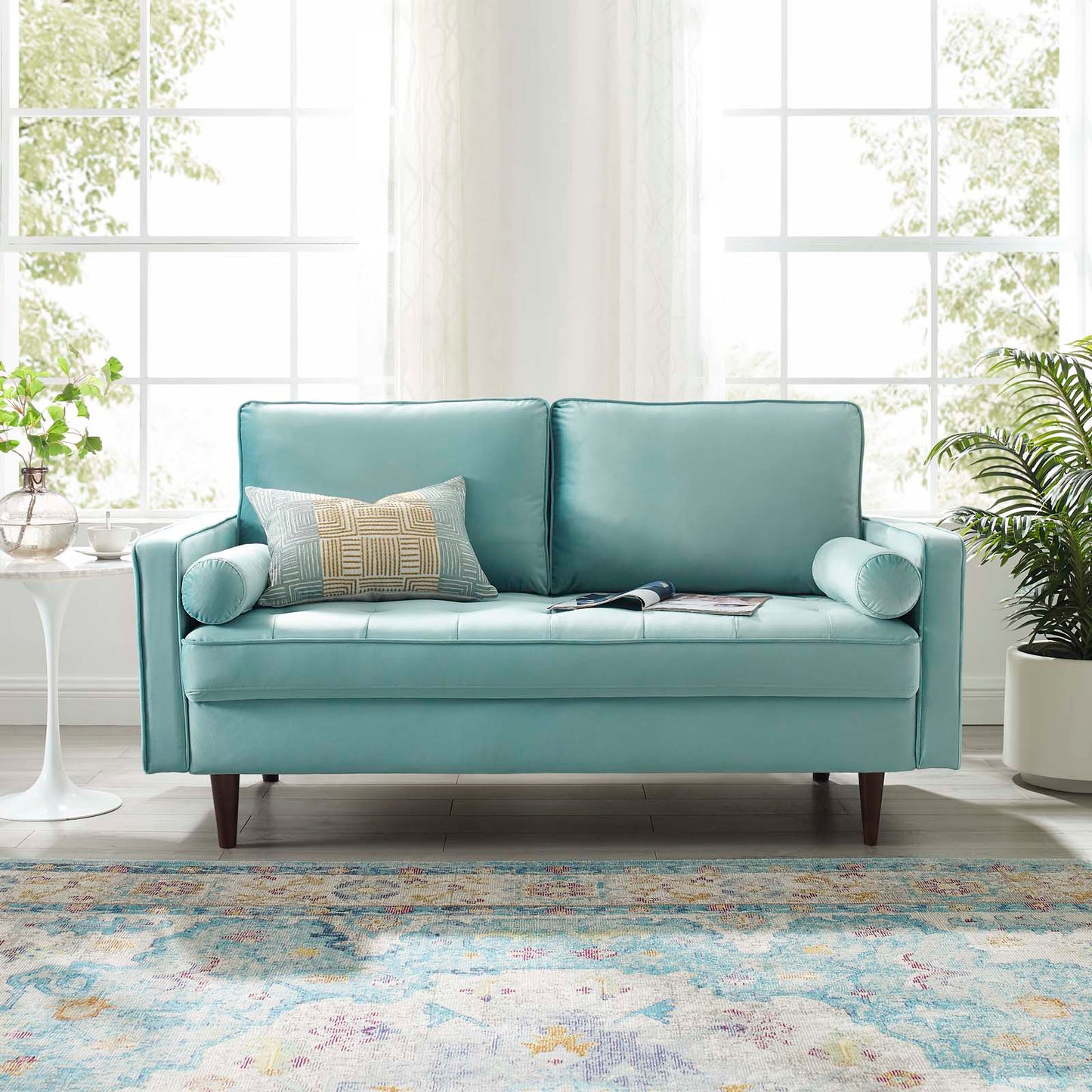 Valour Performance Velvet Loveseat