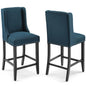 Baron Upholstered Fabric Counter Stool Set of 2