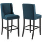 Baron Upholstered Fabric Bar Stool Set of 2