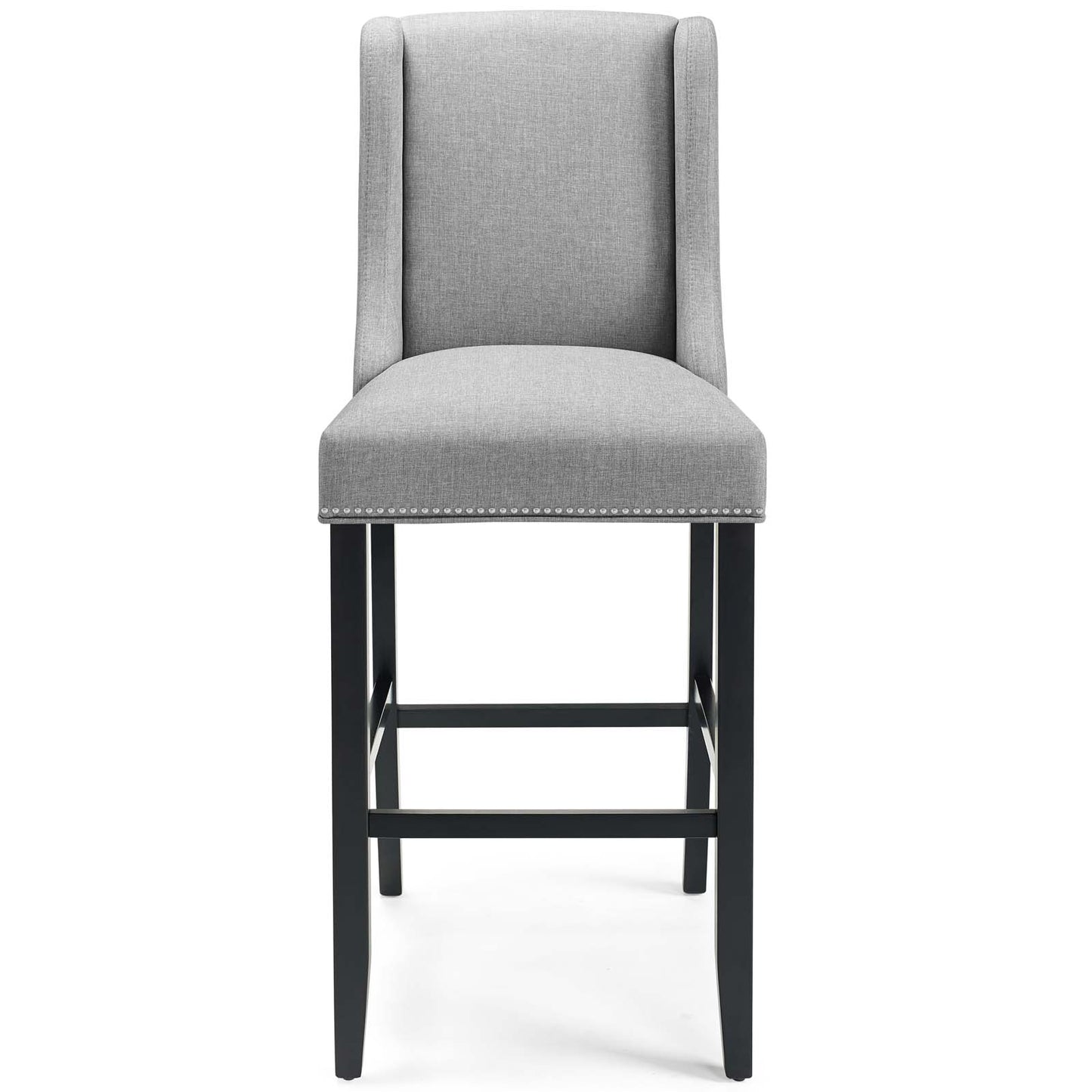 Baron Upholstered Fabric Bar Stool Set of 2