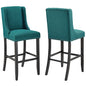 Baron Upholstered Fabric Bar Stool Set of 2