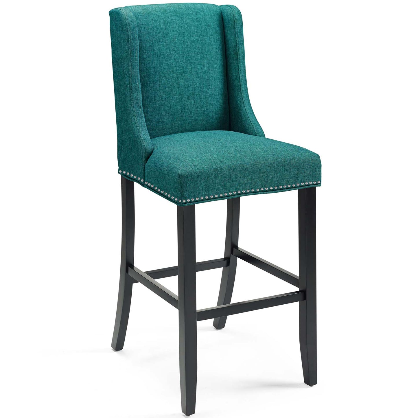 Baron Upholstered Fabric Bar Stool Set of 2