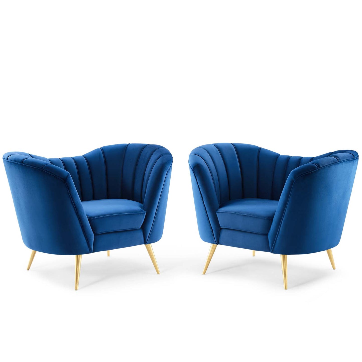 Lot de 2 fauteuils en velours Opportunity Performance par Modway