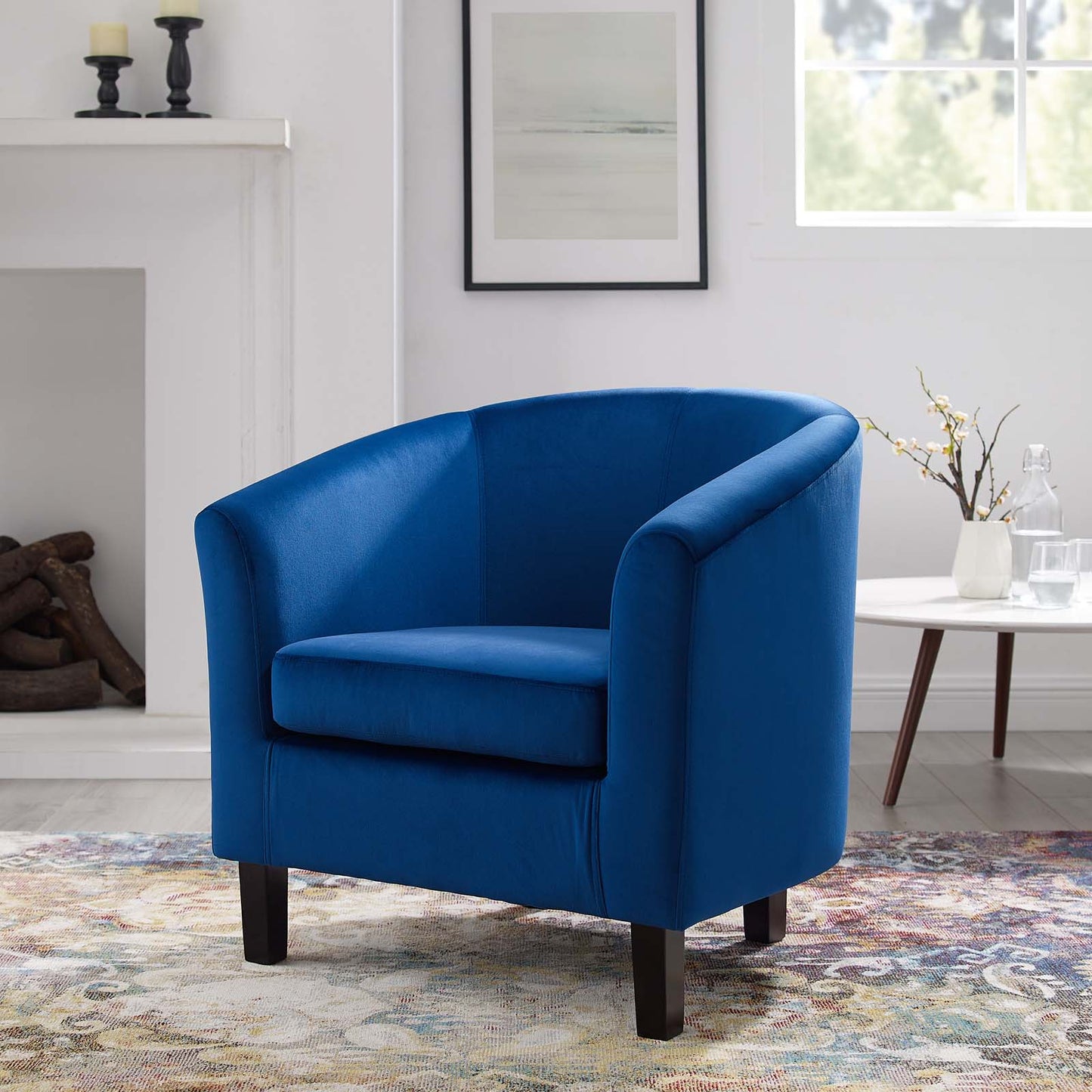 Prospect Performance Velvet Armchair