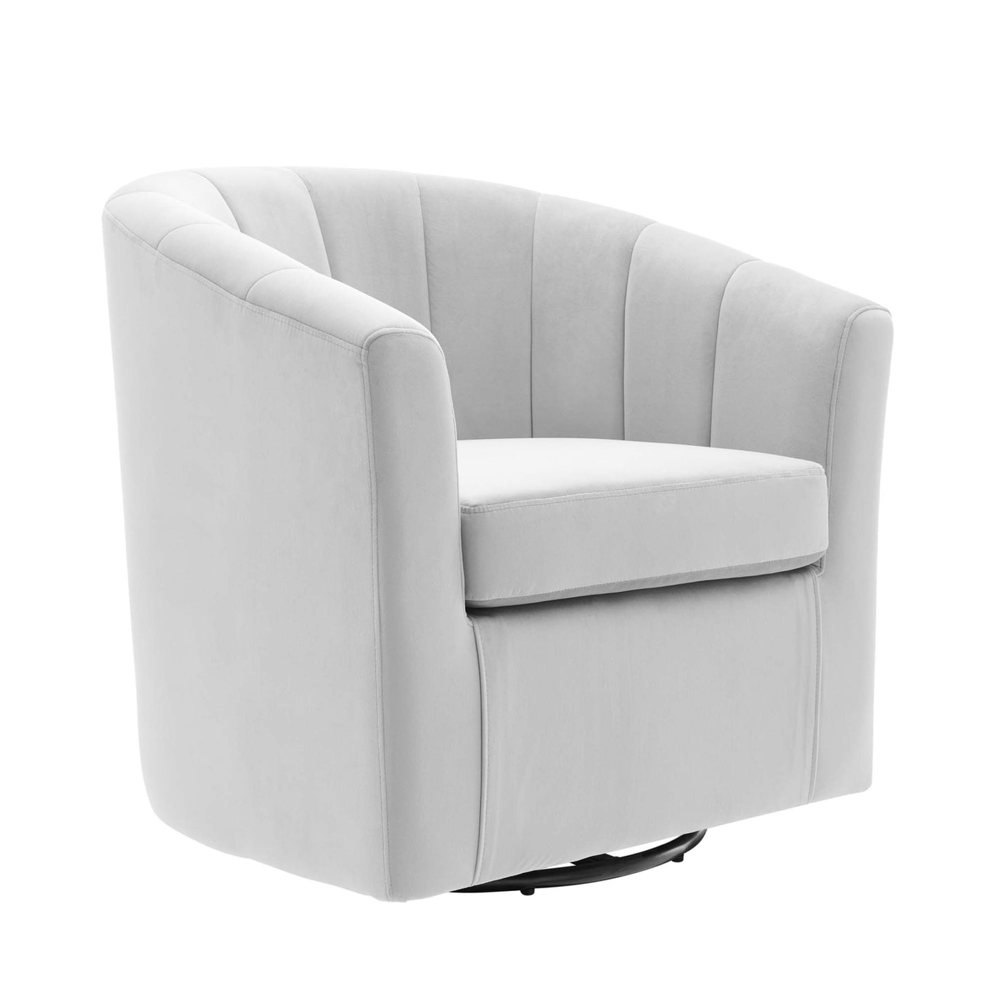 Prospect Performance Velvet Swivel Armchair