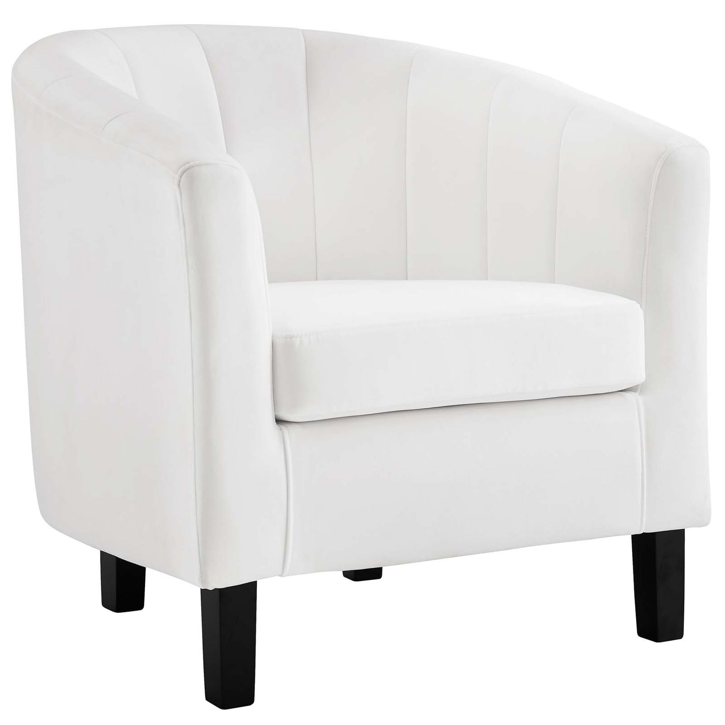 Prospect Channel Tufted Performance Velvet Loveseat and Armchair Set