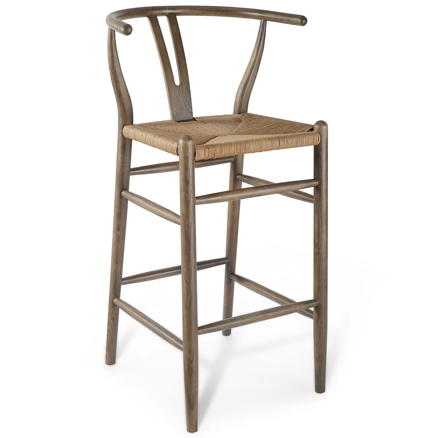 Amish Wood Bar Stool Set of 2